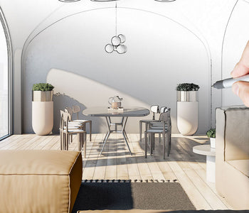 Embracing Fluidity: The Curved Interior Design Trend