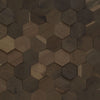 Wall paneling SMOKE ANGLED HEXO CELESTIO LEGNO