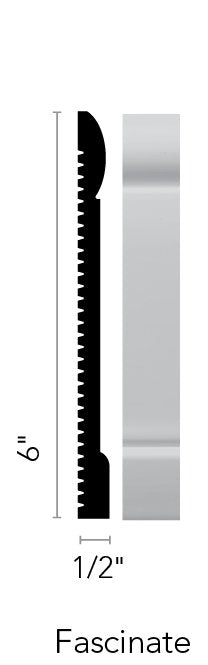 Rubber Wall Base Fascinate (SCF) 1/2