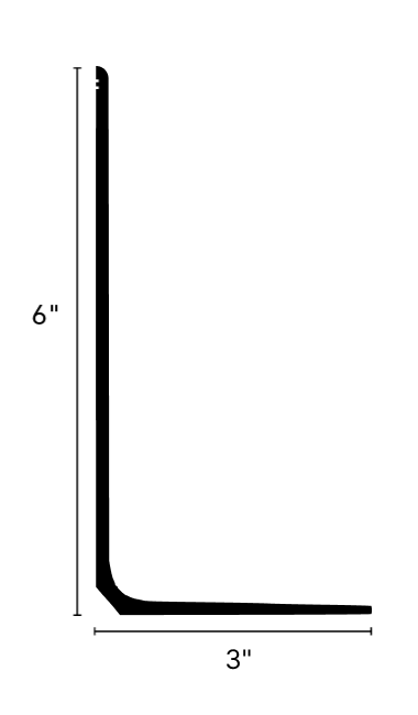 Rubber Wall Base Black Blue Shadow 058 Health Design