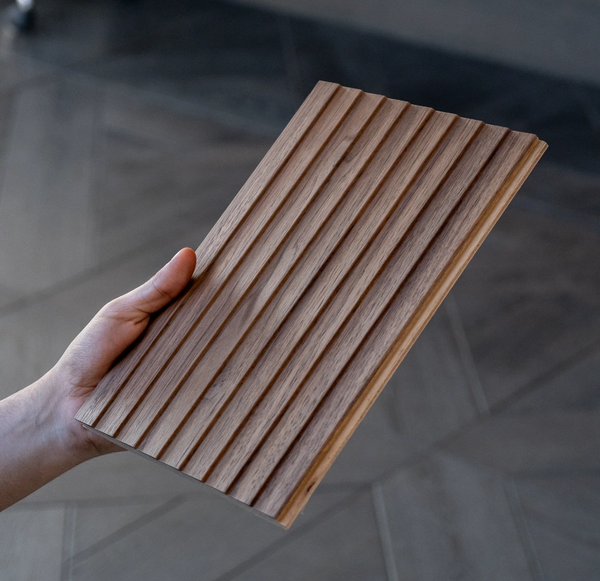 Wall paneling Raw Walnut CADENCE PICTURA COLLECTION