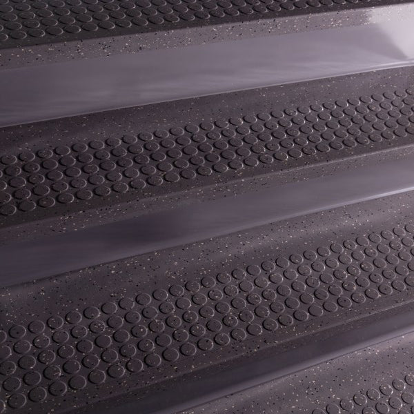 Rubber stair treads Type 130 Safety Tread Heavy Duty Smooth Flush Carborundum Strip Distinct Designs