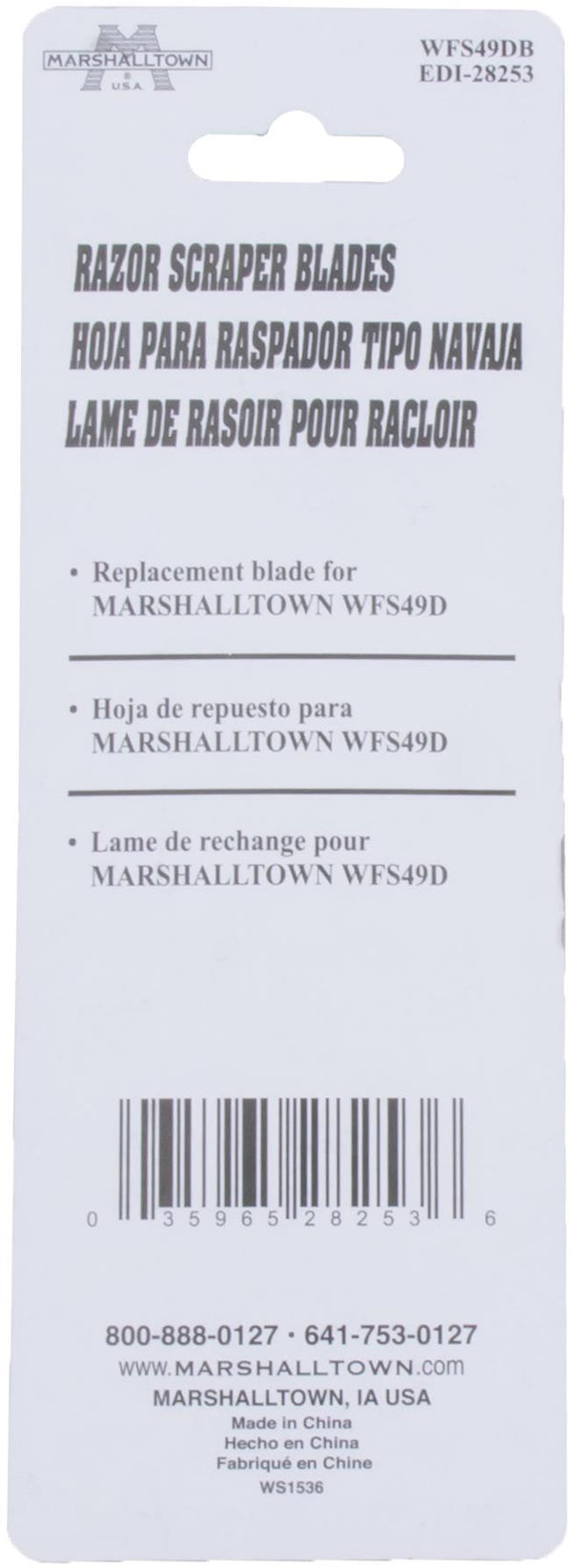 Razor Scraper Replacement Blades 28253