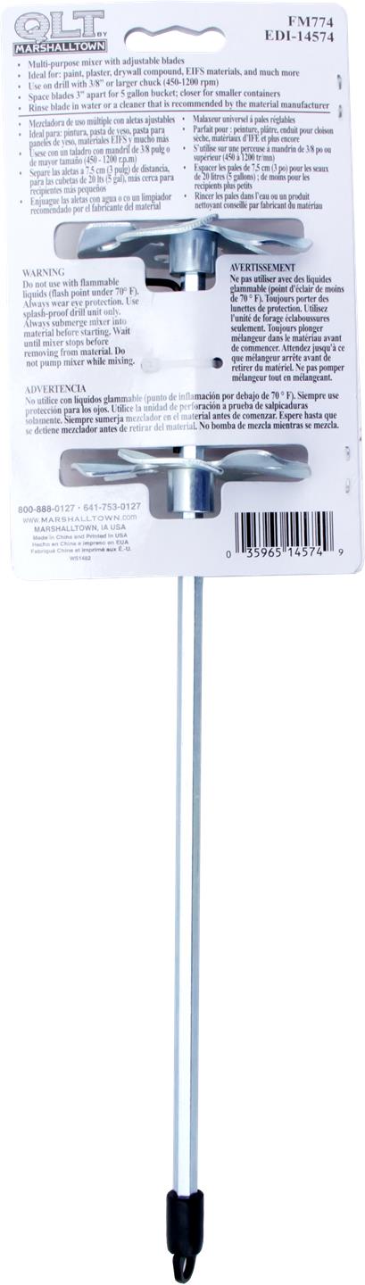 QLT Mixers Two Fan Blade 14574