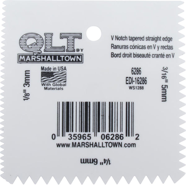 Square Notched Spreaders V-Shaped 16286