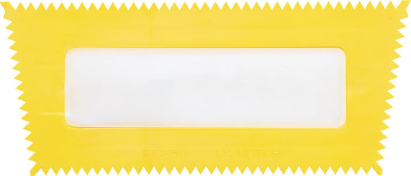 QLT Plastic Notched Trowels 16275