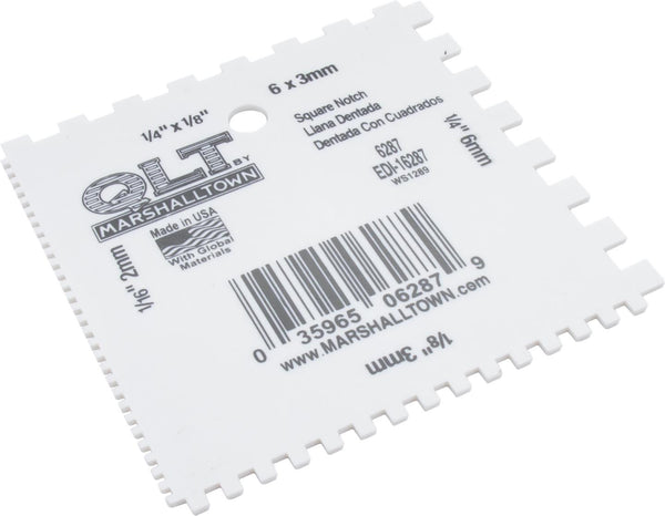 Square Notched Spreaders Square 16287