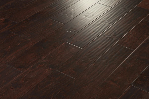 Hardwood Birch Coffee EBH2190 Engineered - Hand Scraped