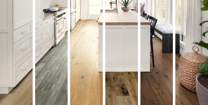 HARDWOOD FLOORS IN THE KITCHEN? YES! 1 KITCHEN, 6 WOOD FLOORS
