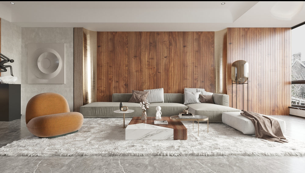 Wall paneling RAW WALNUT RHYTHM PICTURA COLLECTION