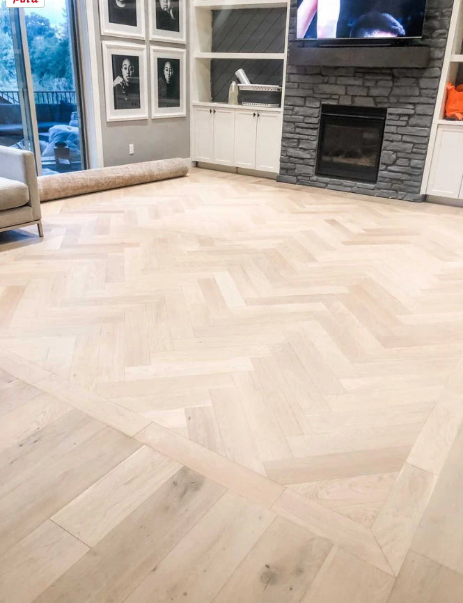 Hardwood Champagne REB-HB-CHA Herringbone