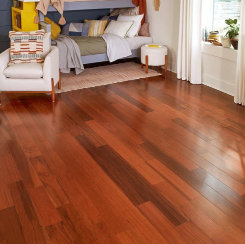 Hardwood Brazilian Cherry 5″ Capri Plank