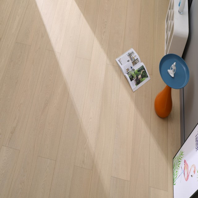 Hardwood Euro Oak Engineered Wood 74.81"x7.5"x1/2", 1.2mm Vita/603