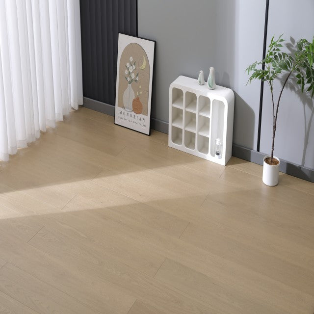 Hardwood Euro Oak Engineered Wood 74.81"x7.5"x1/2", 1.2mm Vita/607