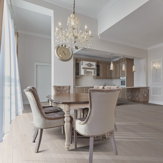 Hardwood Euro Oak Engineered Wood 74.81"x7.5"x1/2", 1.2mm Storto/702