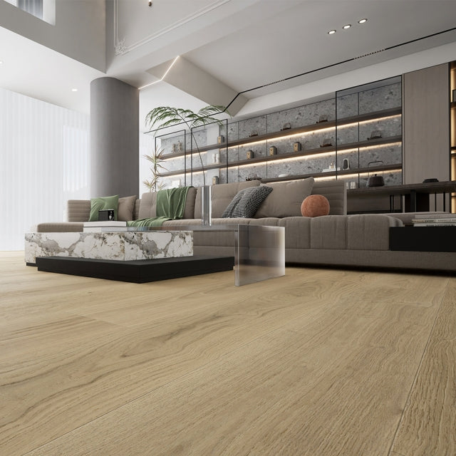 Hardwood Euro Oak Engineered Wood 86.61" x 10.24" x 5/8", 4mm (Excimer System) Stella/817