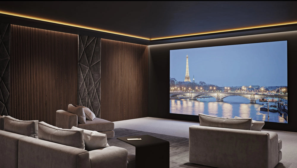 Wall paneling DARKENED WALNUT 119" Panels INTERVALS COLLECTION