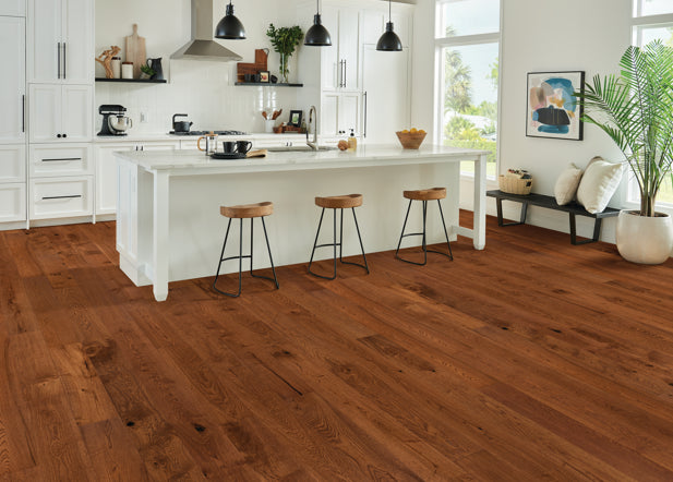 Hardwood Deep Etched Dusty Ranch EAKTB75L407 TimberBrushed - Gold Oak 7.48"