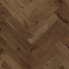 Hardwood Pulpis Brown Herringbone Artisan Home