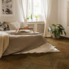 Hardwood Pulpis Brown Herringbone Artisan Home