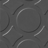 Vinyl Distinct Designs Rubber Tile RCT Radial III 1/8" 18"x18"