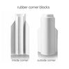 Rubber Corner Blocks (RCB) 8"