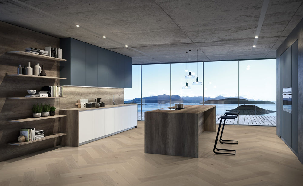 Hardwood TAIGA HERRINGBONE TERRA COLLECTION