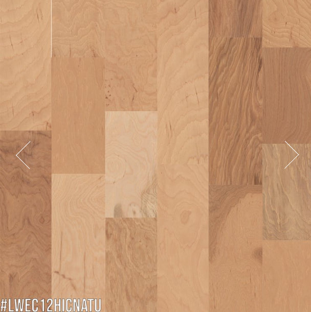 Hardwood HICKORY NATURAL LWEC12HICNATU Castle Collection