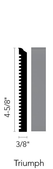 Rubber Wall Base Fascinate (SCF) 1/2