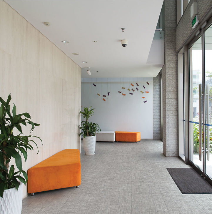 Vinyl Cool Grey DN477104 Deja New Belgium Weave