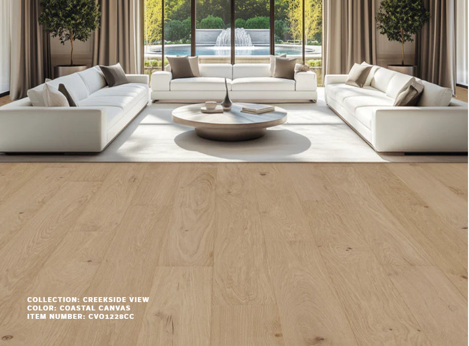 Hardwood  Coastal Canvas CVO1228CC CREEKSIDE VIEW