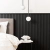 MDF Wall Slats WS-40106 MATTE BLACK/MATTE BLACK Wall Slats 1.0