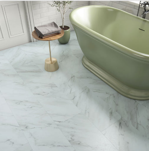 Vinyl Carrara Marble Pure NOVA STONE SERENBE