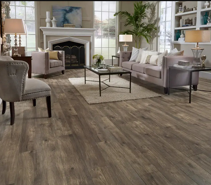 Laminate  Hillside Hickory 8 Stone 28211  Restoration Collection(R) Wide Plank (RST8)