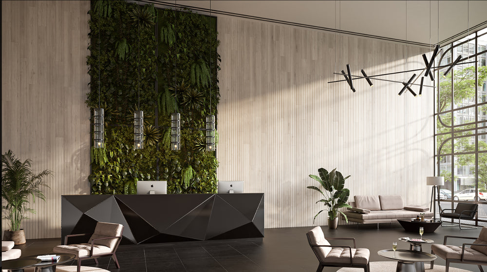 Wall paneling SOFT WHITE LUNETTE  PICTURA COLLECTION