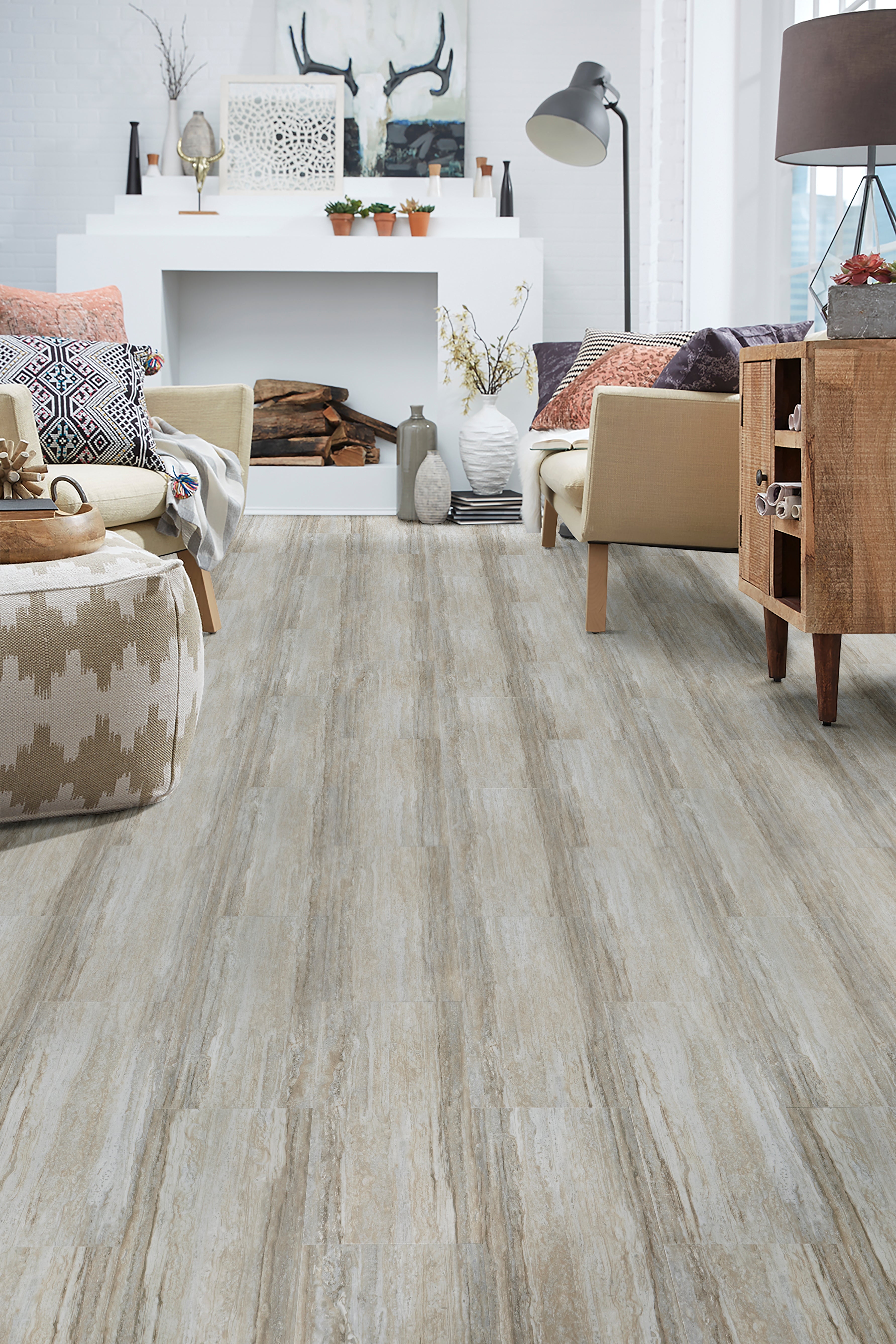 Vinyl Harbor Beige FXR110 Cascade ADURA Flex Rectangle