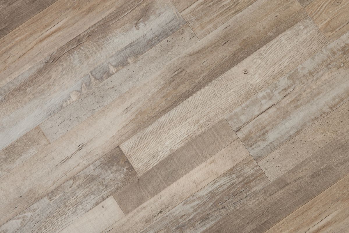 Vinyl Multi-Width Look WPC Brushed Grey DF010